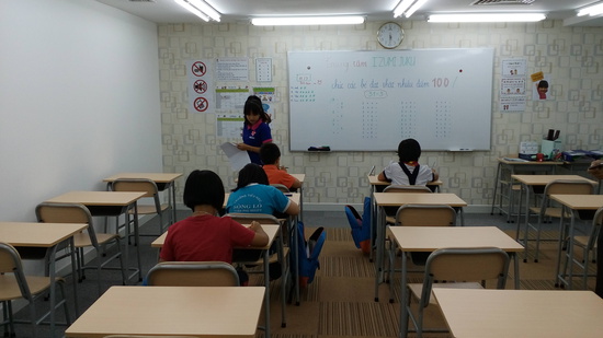 Trường dạy toán Soroban truyền thống của Nhật