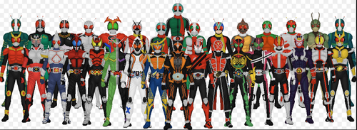 Tất cả Main Rider cho đến hiện nay từ Kamen rider Ichigo đến Kamen rider Ghost