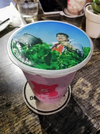 DeBearコーヒーストア、印刷された写真コーヒー