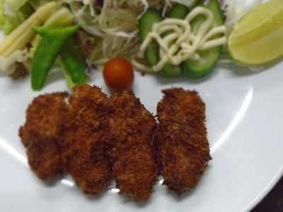 Fried oysters