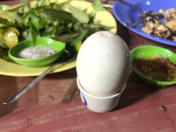 初めて孵化前のアヒルの卵をゆでた ホビロン を食べてみた ブンタウで奮闘する日本人のブログ