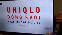 あちこちで見かけるベトナムユニクロの宣伝
