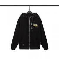 CHROME HEARTS ジャケット ジップ ブラック×「CONTROL」＆キャラクター クロムハーツ